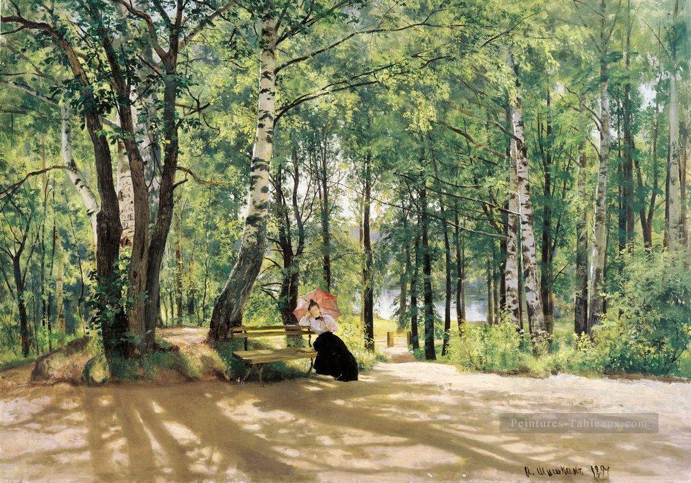 au chalet d’été 1894 paysage classique Ivan Ivanovitch Peintures à l'huile